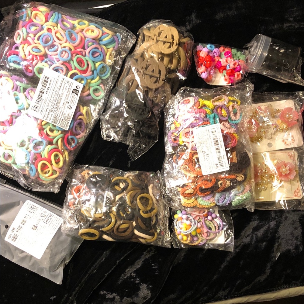 Vibrant Multicolor Hair Accessories Set